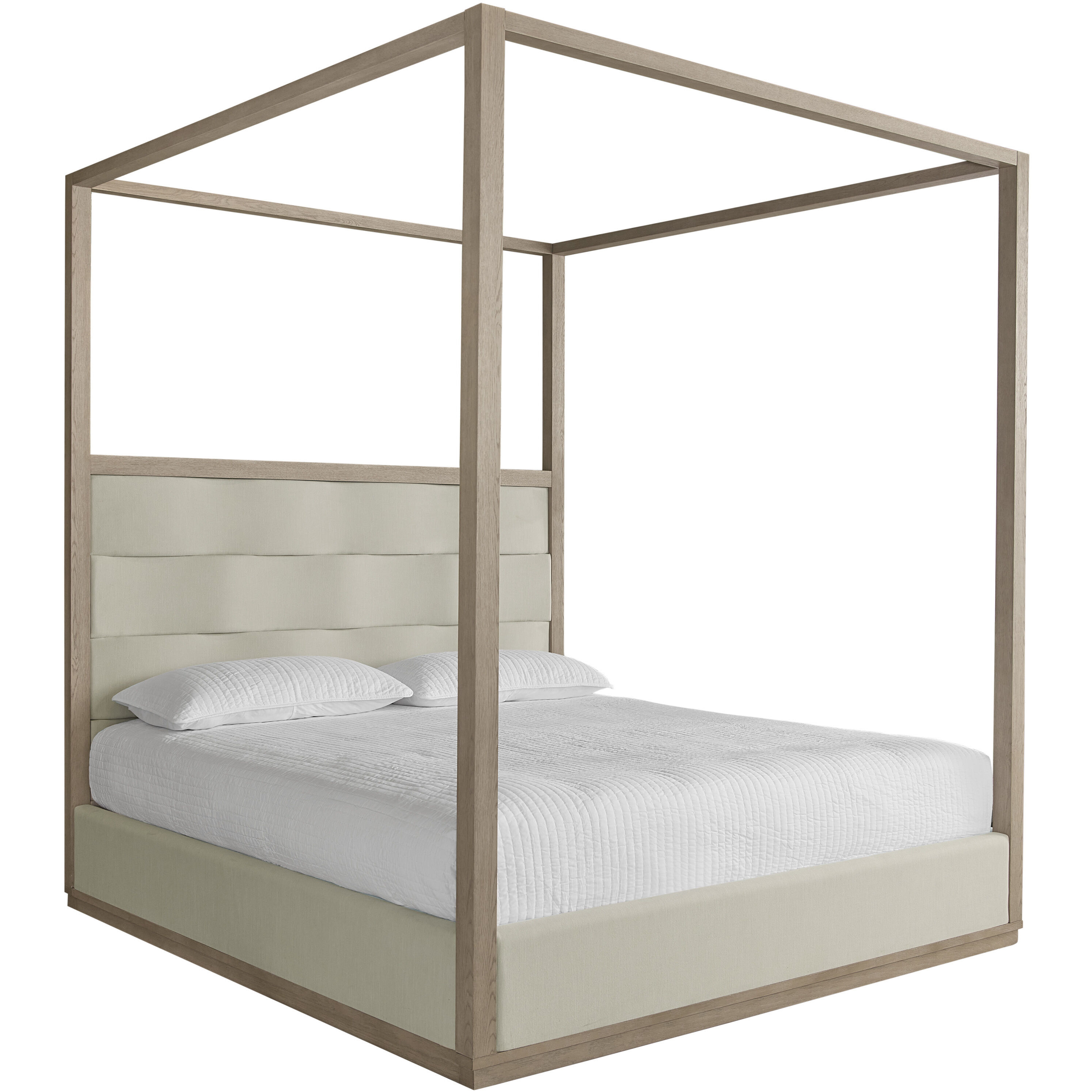 Hoyos Topaz Beige Canopy Bed, King